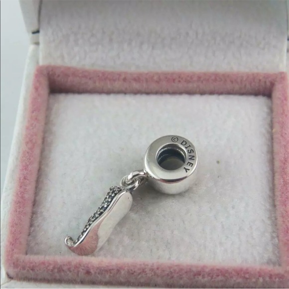 FIRM - Authentic Pandora Disney Jasmines Slipper Charm - Picture 6 of 8